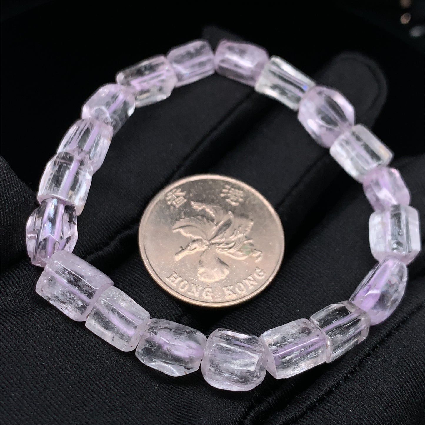 紫鋰輝鑿石型手串 Kunzite - NBRKUZ50165