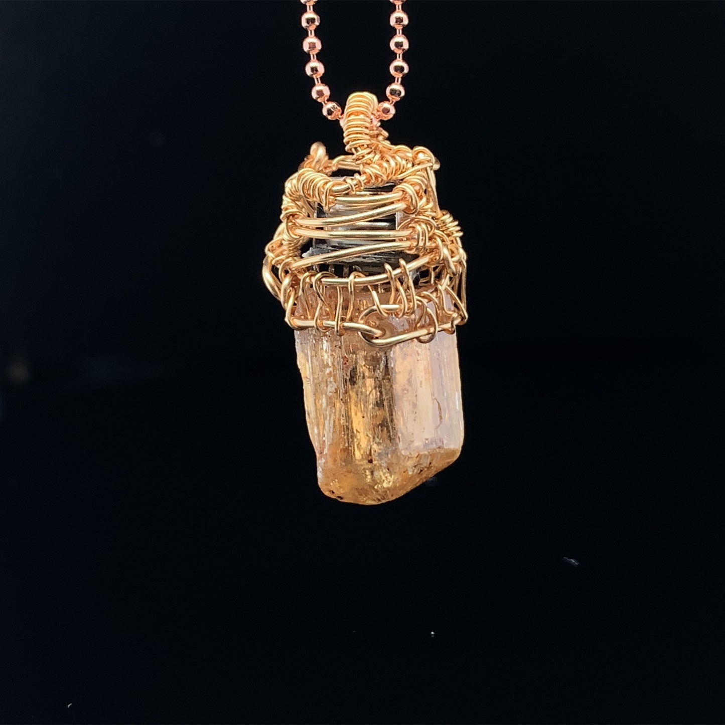 映 帝王托帕石繞線吊墜 27mm Imperial Topaz - IMP09159