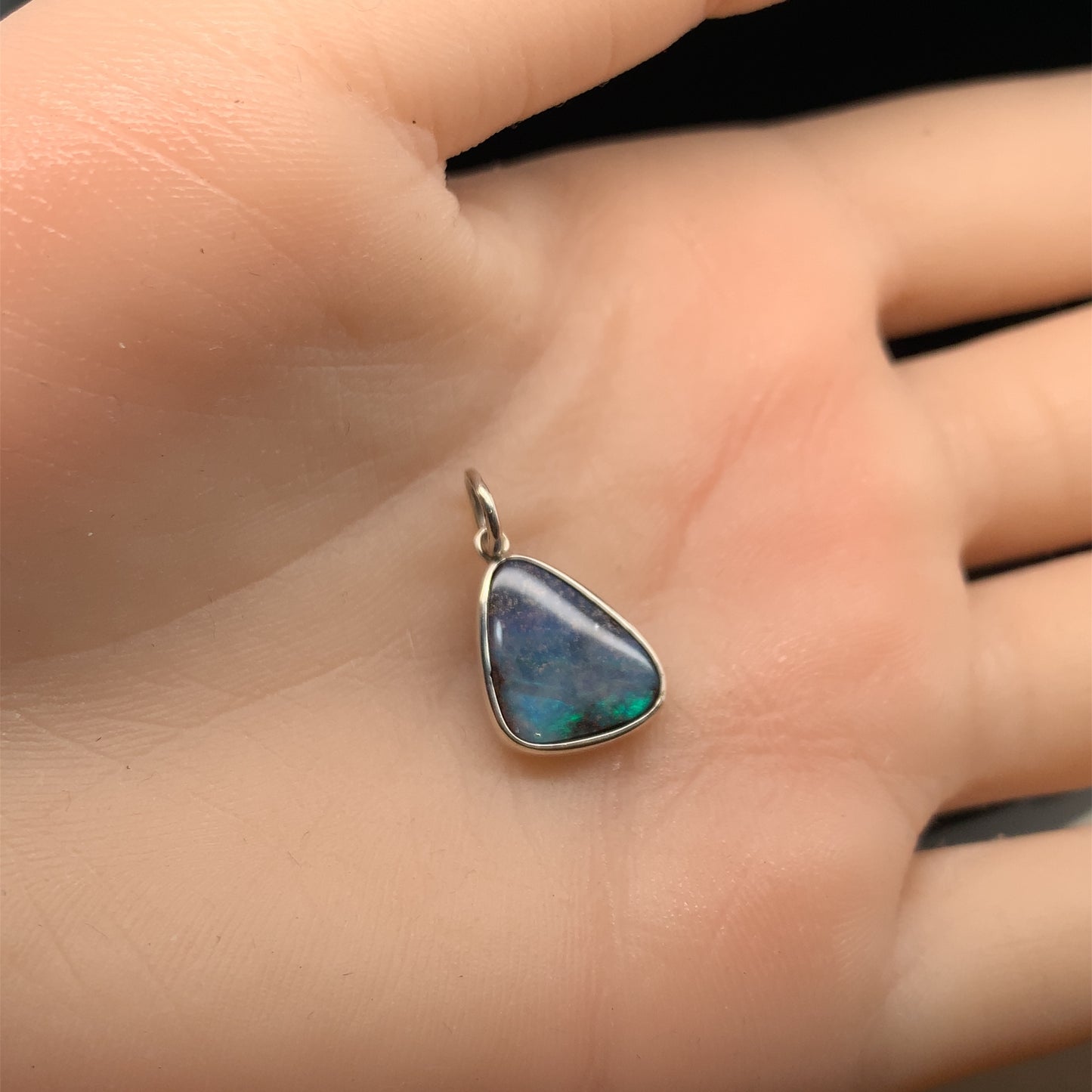 澳洲鐵澳寶純銀吊墜 10x13mm Boulder Opal - NPDOP408207