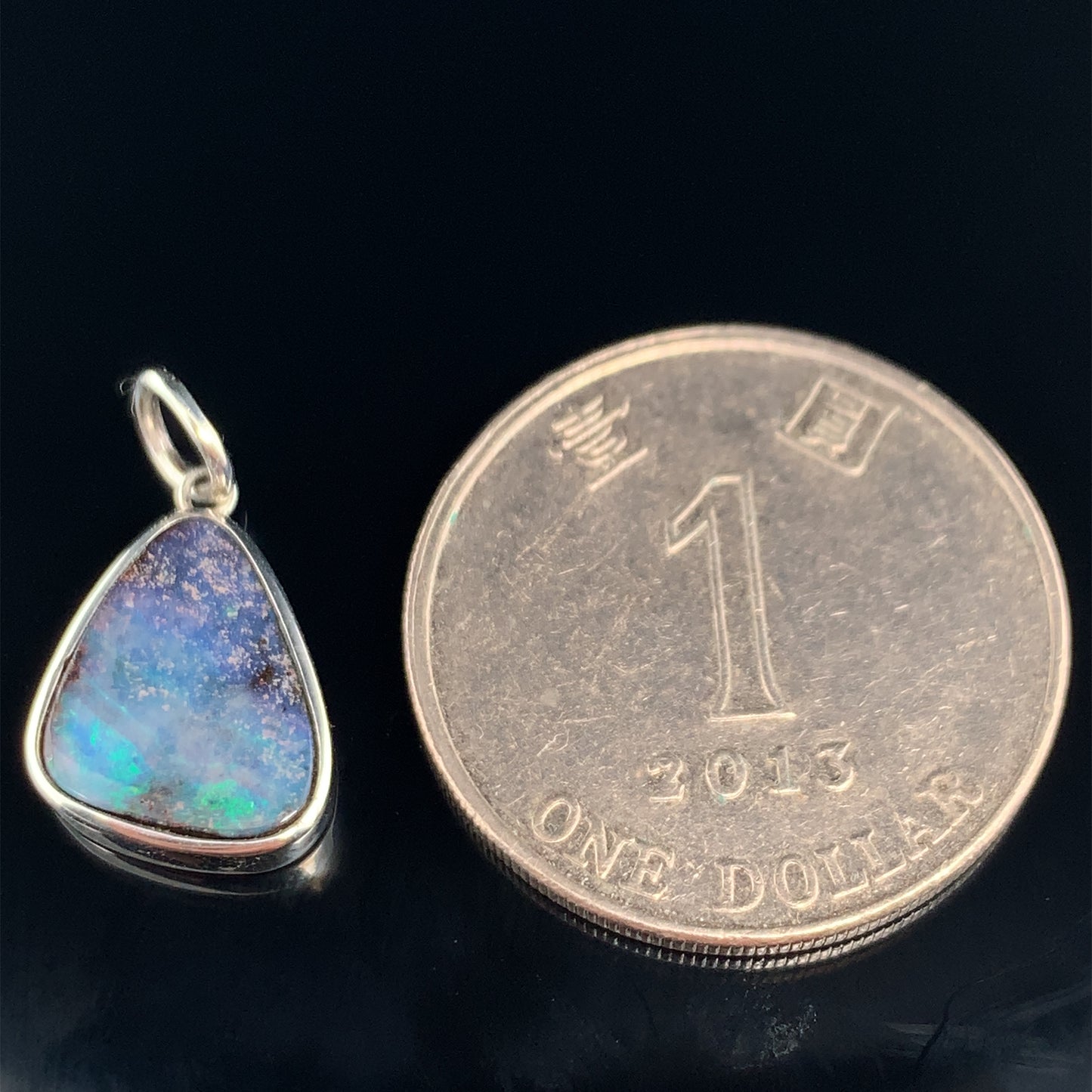 澳洲鐵澳寶純銀吊墜 10x13mm Boulder Opal - NPDOP408207