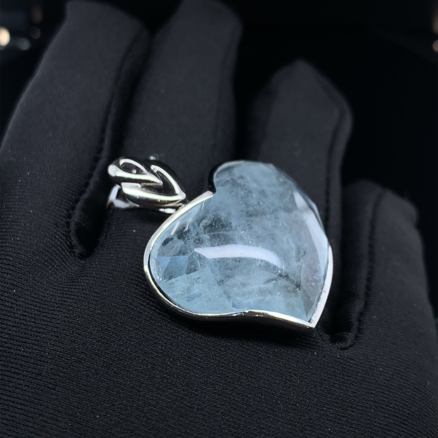 海藍寶 純銀吊墜 Aquamarine - NAQU05064