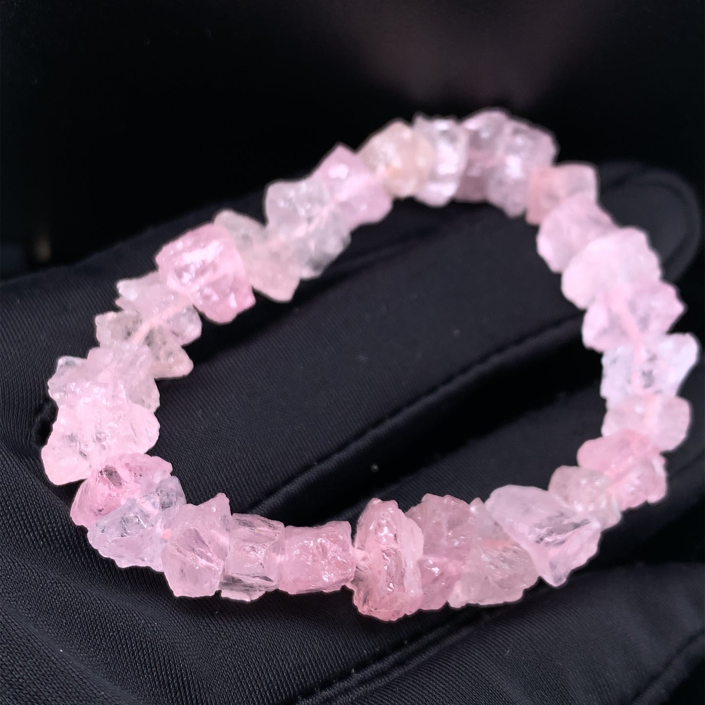 摩根石原石手串 Morganite - NBRMGN505152