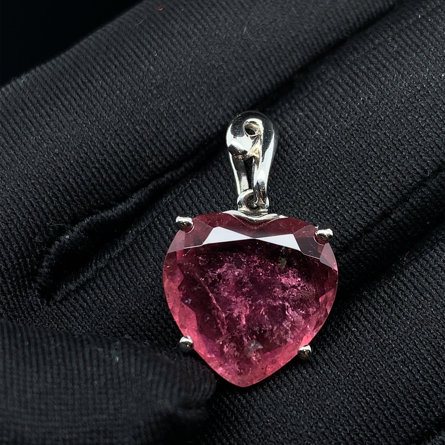 紅寶碧璽 純銀吊墜 Rubellite - NTML06051