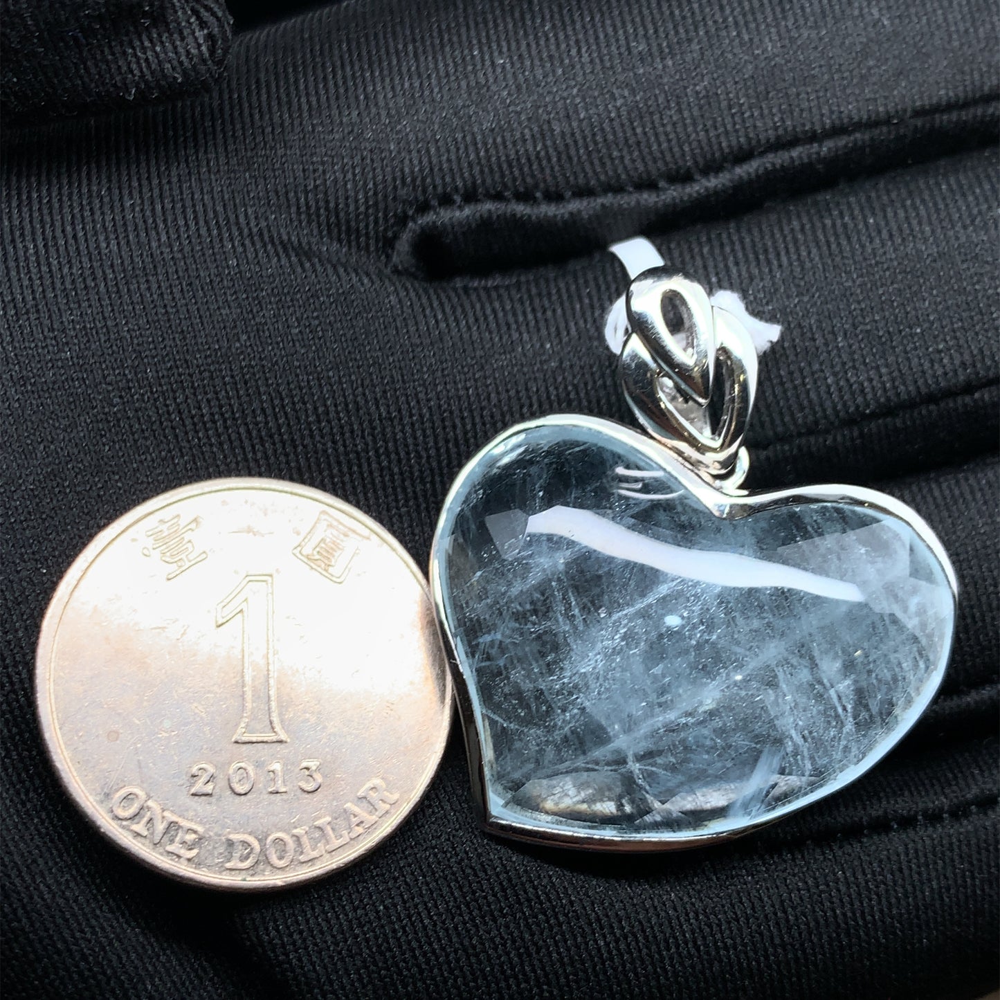 海藍寶 純銀吊墜 Aquamarine - NAQU05064