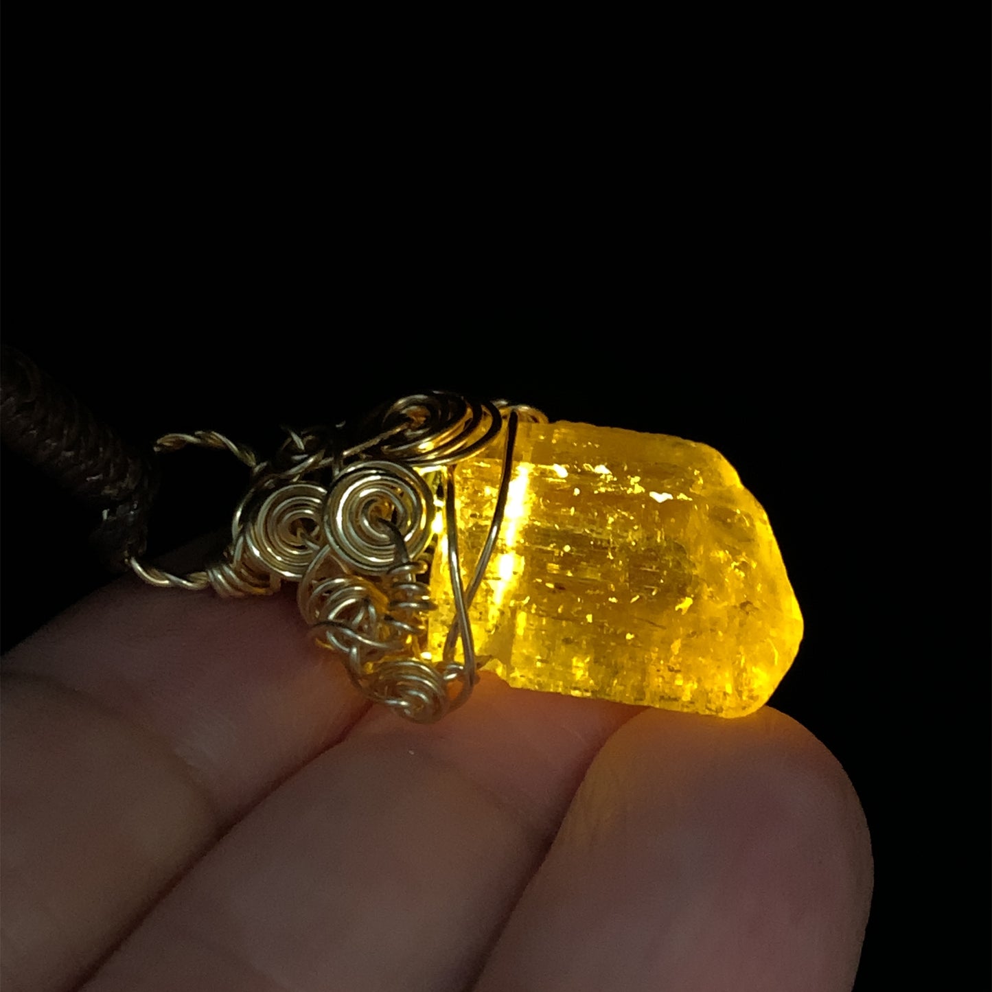 映 帝王托帕石繞線吊墜 36mm Imperial Topaz - IMP09160