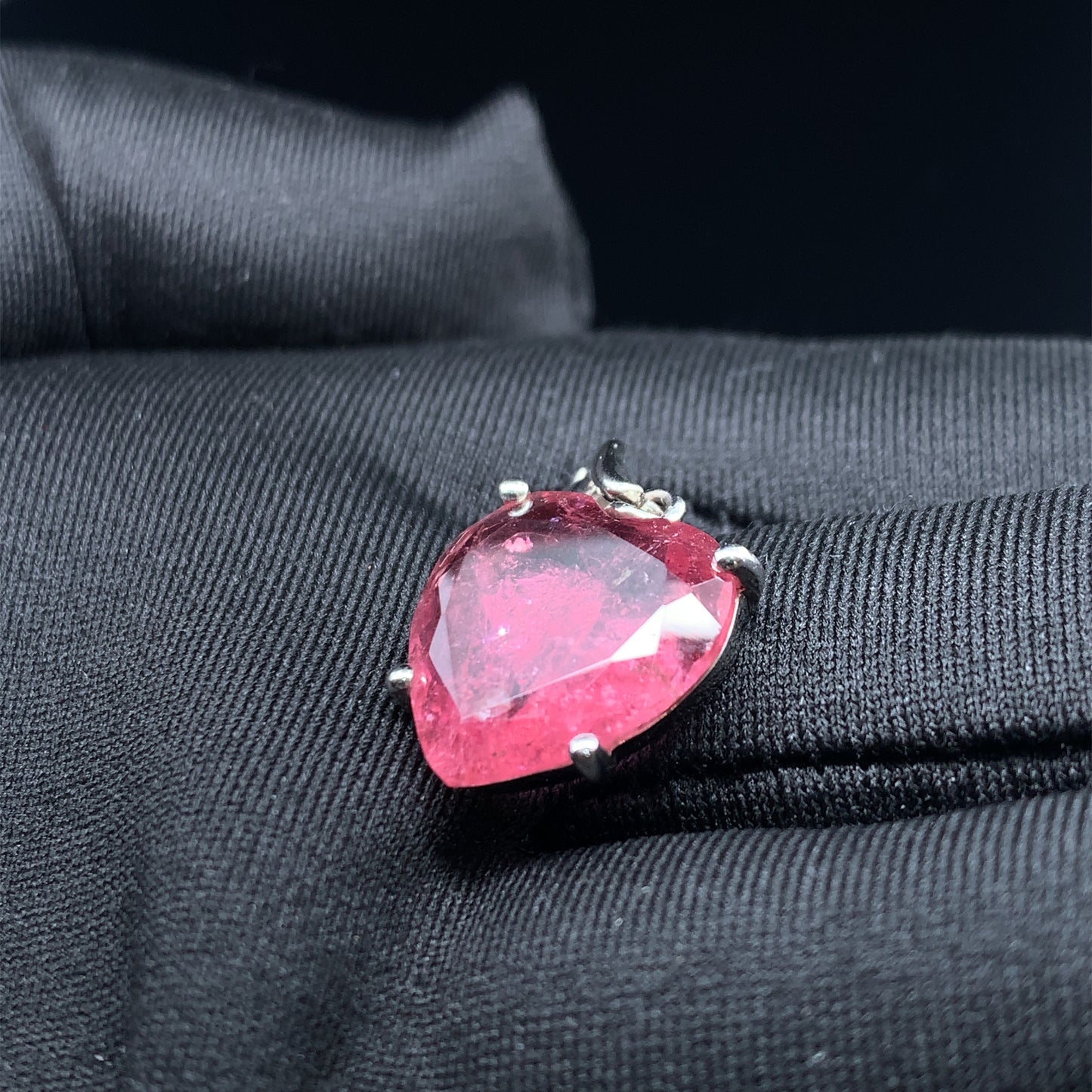 紅寶碧璽 純銀吊墜 Rubellite - NTML06051