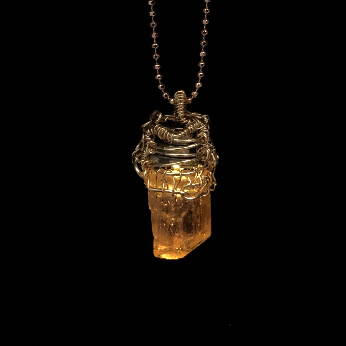 映 帝王托帕石繞線吊墜 27mm Imperial Topaz - IMP09159