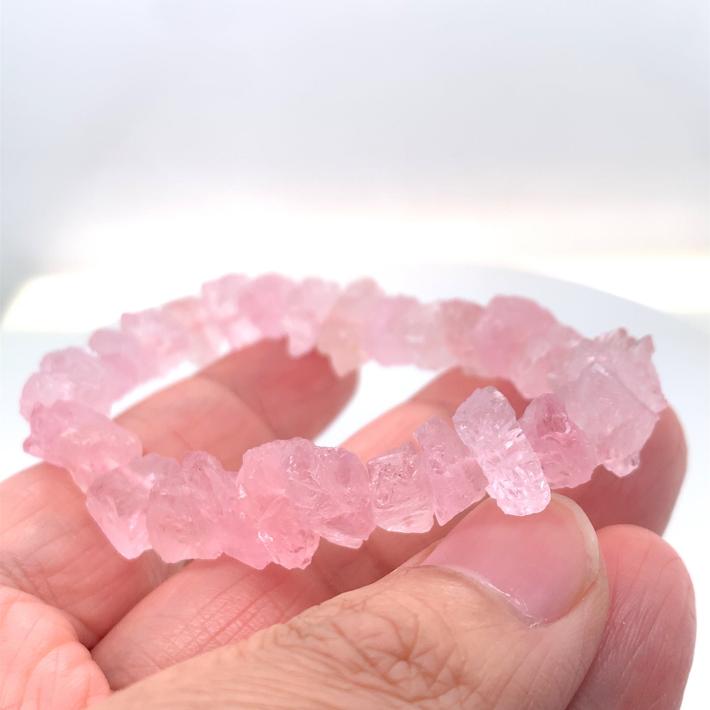 摩根石原石手串 Morganite - NBRMGN505152