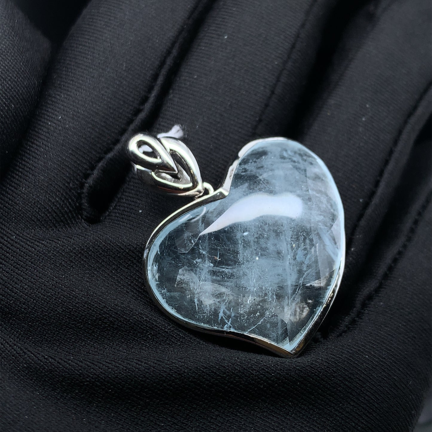 海藍寶 純銀吊墜 Aquamarine - NAQU05064