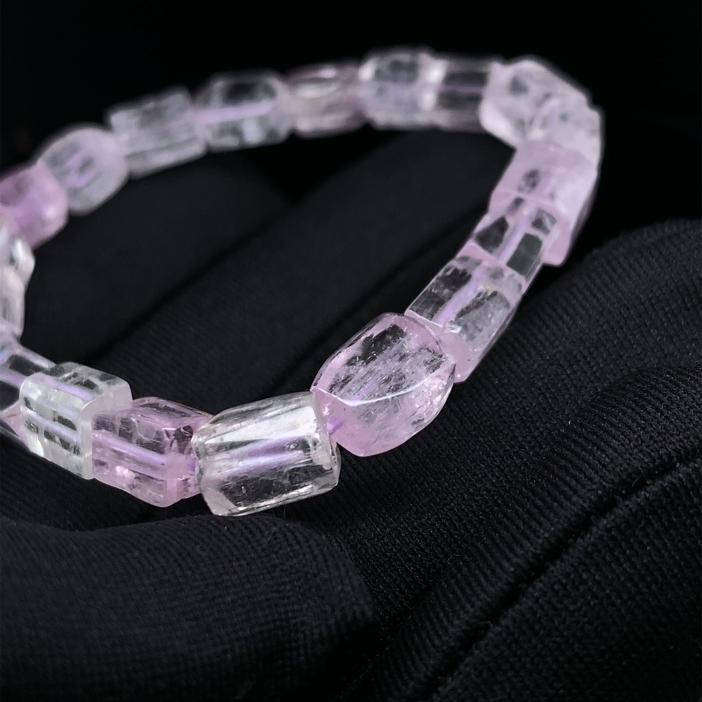 紫鋰輝鑿石型手串 Kunzite - NBRKUZ50165