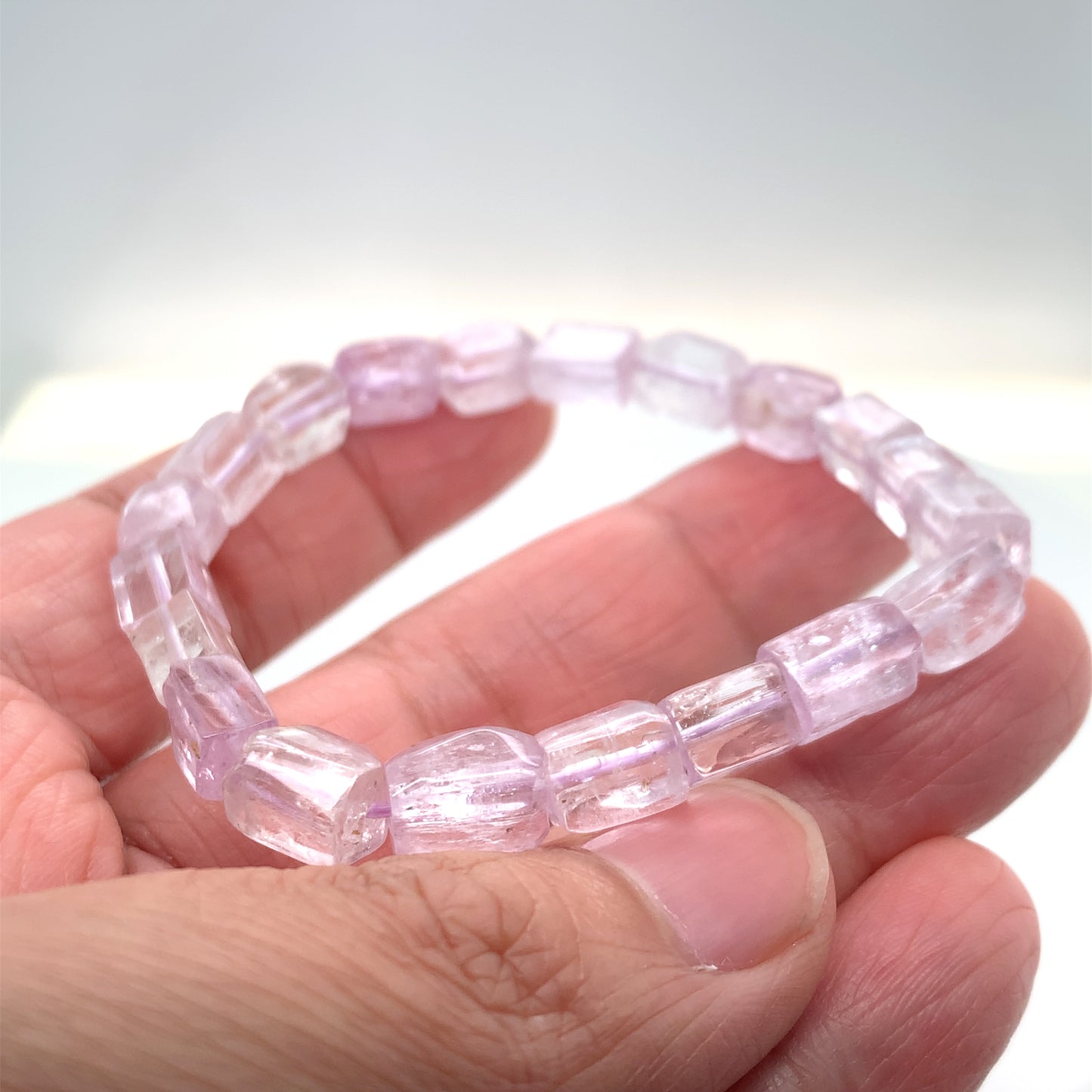 紫鋰輝鑿石型手串 Kunzite - NBRKUZ50165