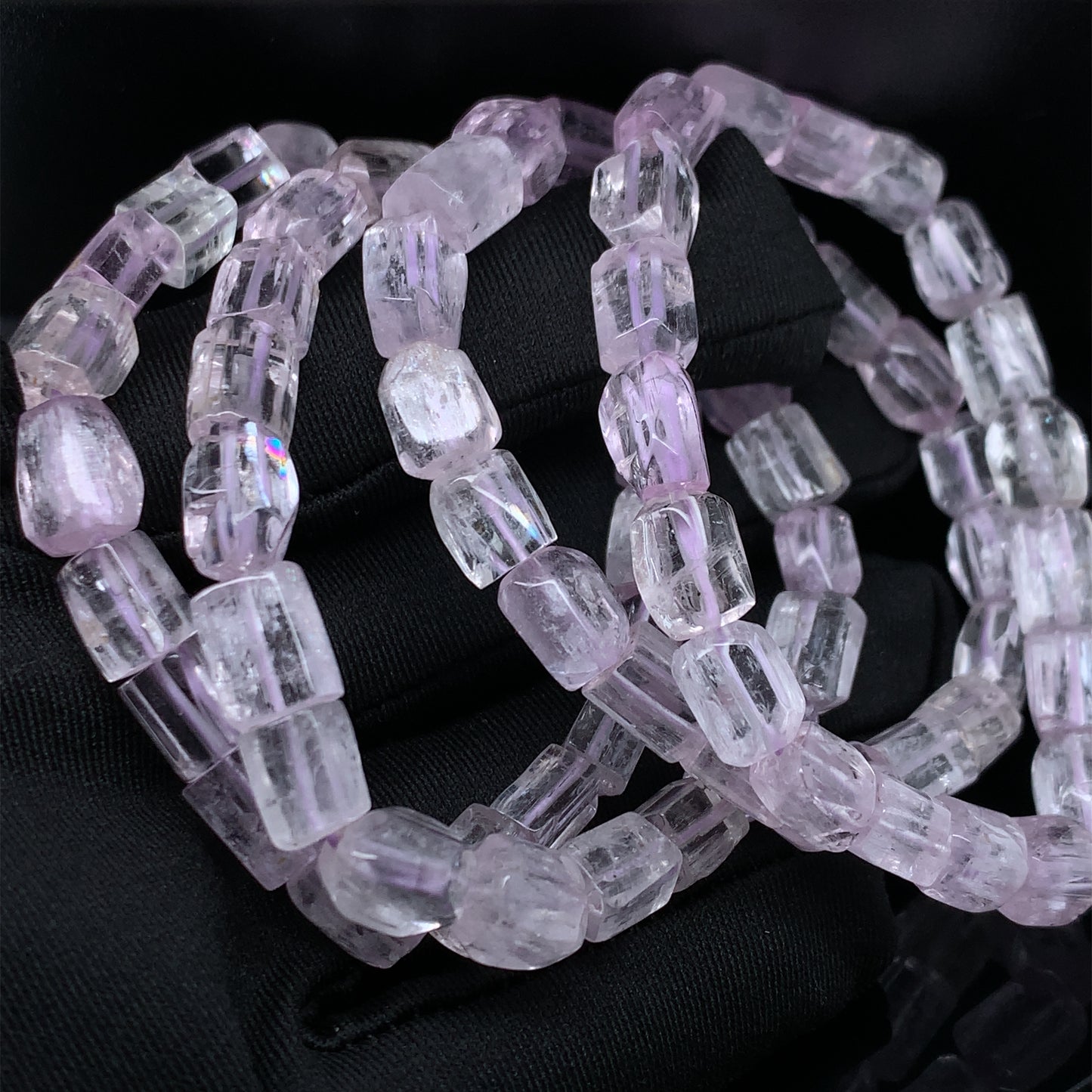 紫鋰輝鑿石型手串 Kunzite - NBRKUZ50165
