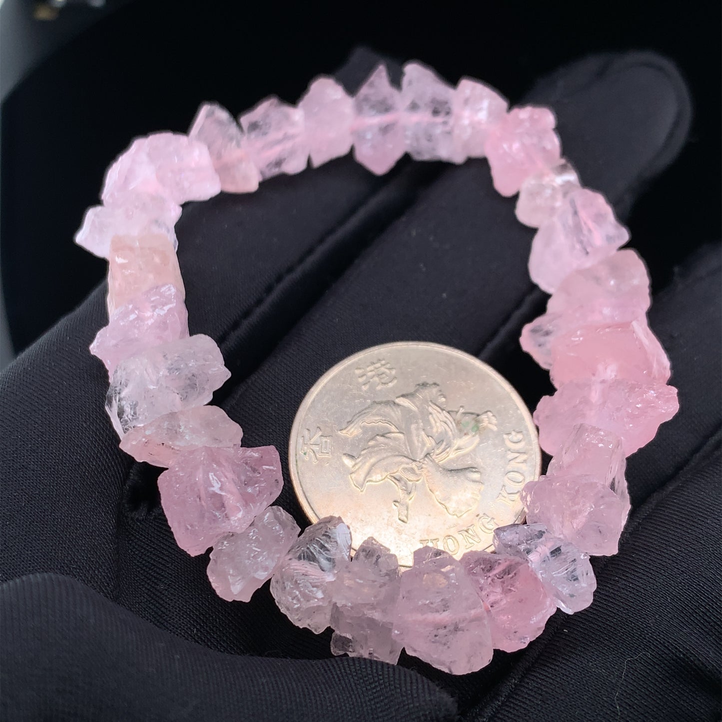 摩根石原石手串 Morganite - NBRMGN505152
